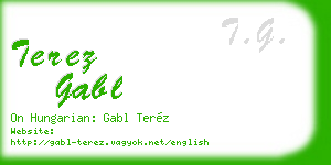 terez gabl business card