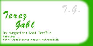 terez gabl business card